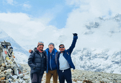 Scene from kanchanjunga south base camp