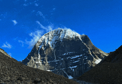 Breathtaking view of mount kailash