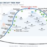 Annapurna Circuit Trek Route Map