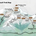 Annapurna Circuit Trek Map
