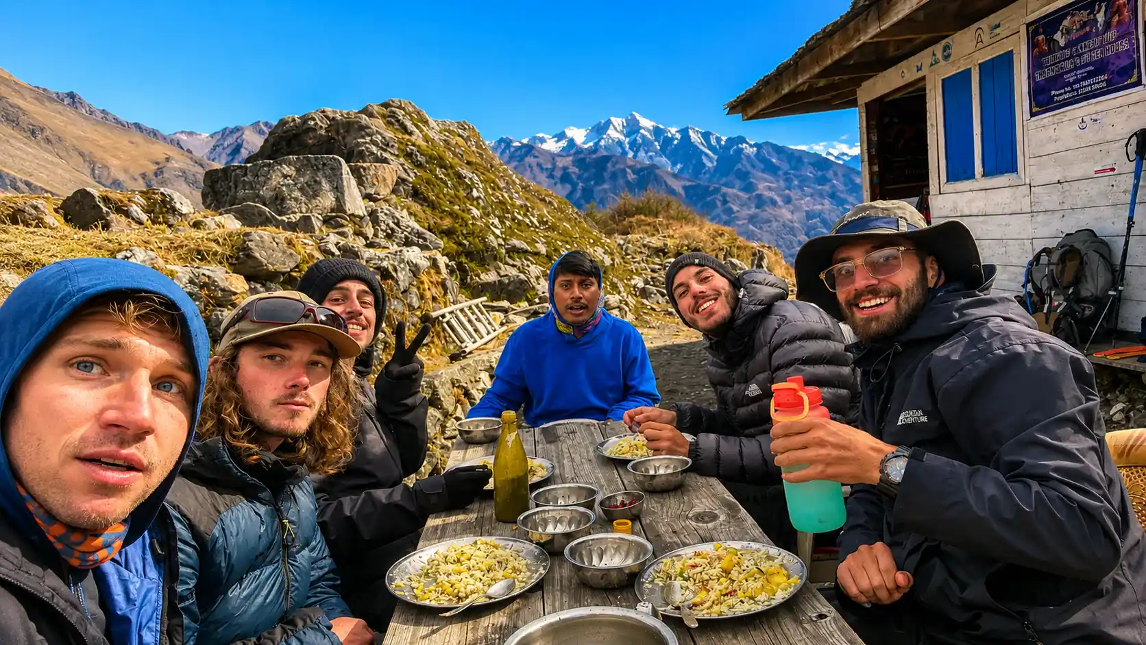 Kanchenjunga Trek in October,nepali food