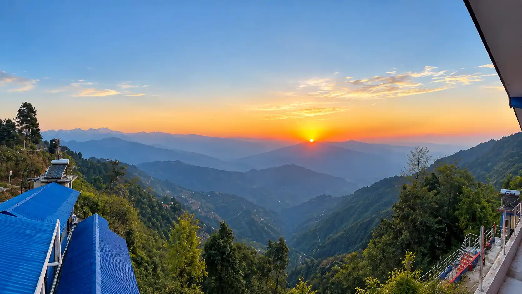 Nagarkot sunrise view