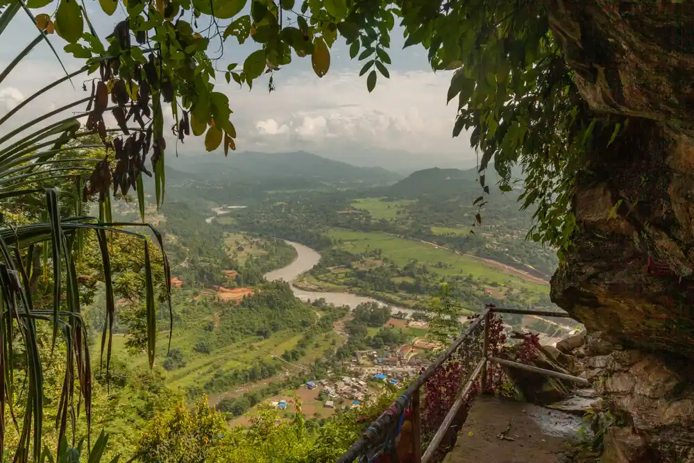 Panoramic views on Himalaya from Bandipur, Nepal