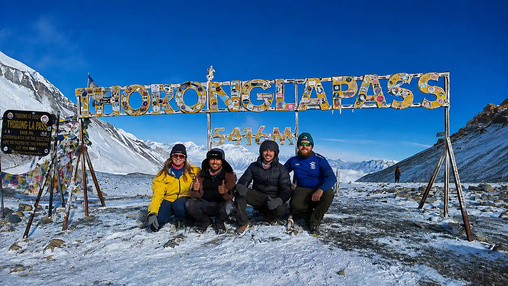 Thorong La Pass in Annapurna Circuit Trek in November