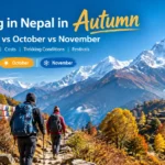 Trekking in Nepal in Autumn