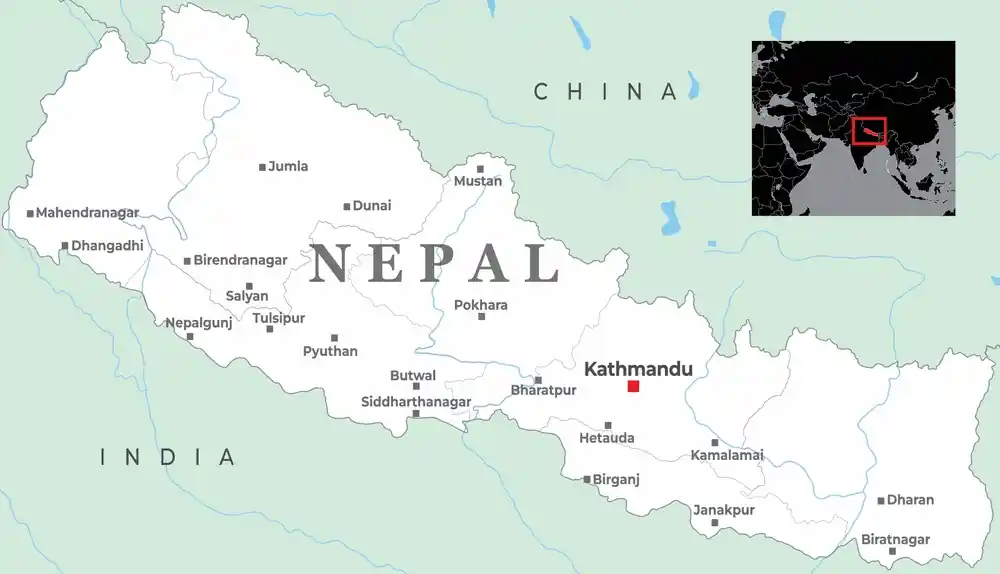 nepal map